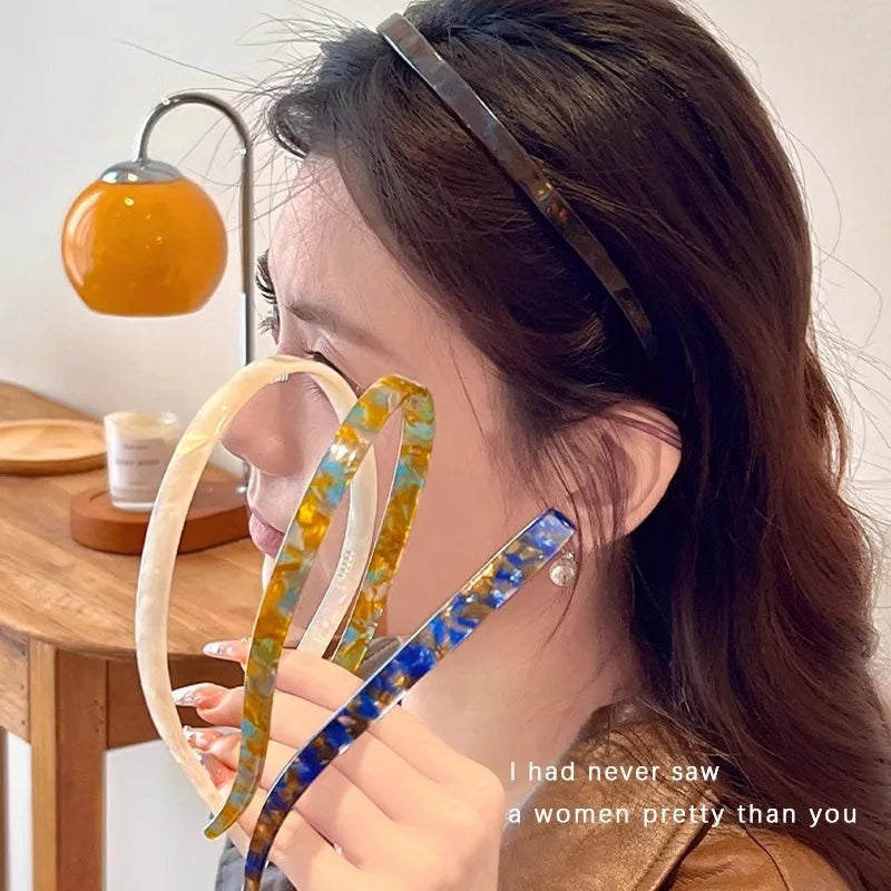 Luxury Printed Acetate Hairband