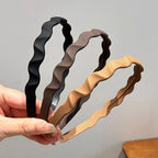 Solid Wave Plastic Hairband