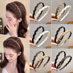 Solid Wave Plastic Hairband